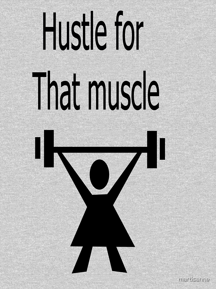 Hustle for that muscle in black and blue by martisanne