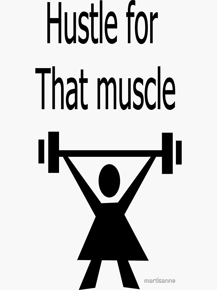 Hustle for that muscle in black and blue by martisanne