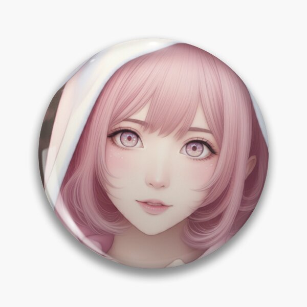 Item preview, A Young Character with Pink Hair designed and sold by masabo.