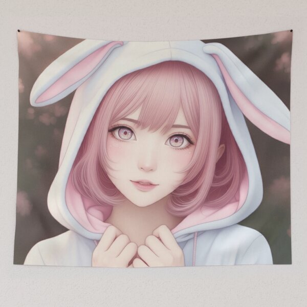Item preview, A Young Character with Pink Hair designed and sold by masabo.
