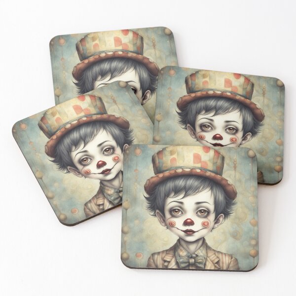 Item preview, Little Brut Art Clown 4 designed and sold by J-CCreations.