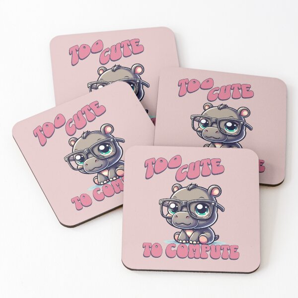 Item preview, Cute Baby Hippo designed and sold by RockBeeDesigns.