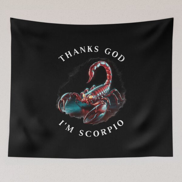 Item preview, thanks god i'm scorpio designed and sold by JonathanP514.