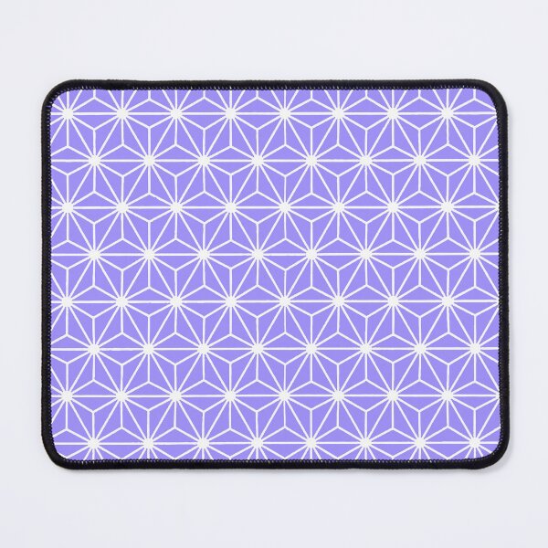 Item preview, Asanoha Star Or Hexagon Motif White On Lilac designed and sold by taiche.