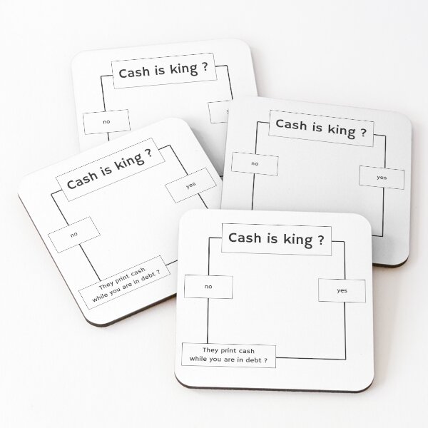 Item preview, Cash is King Financial Mindset designed and sold by VasInd.