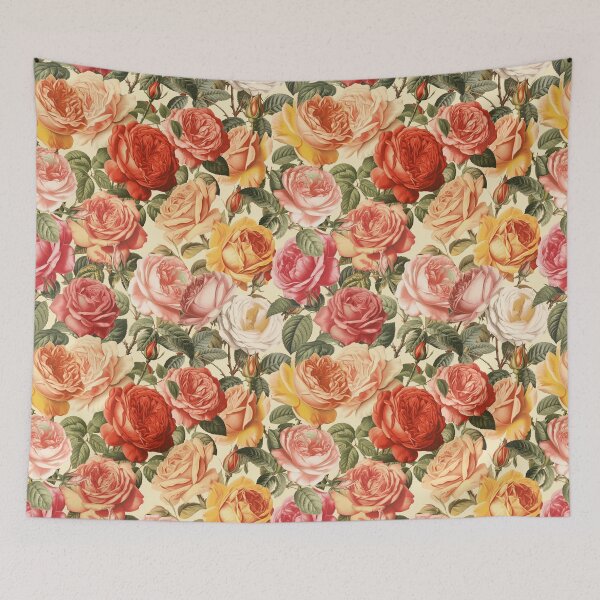 Item preview, Roses in Bloom Spring and Floral Pattern designed and sold by gasolinerainbow.