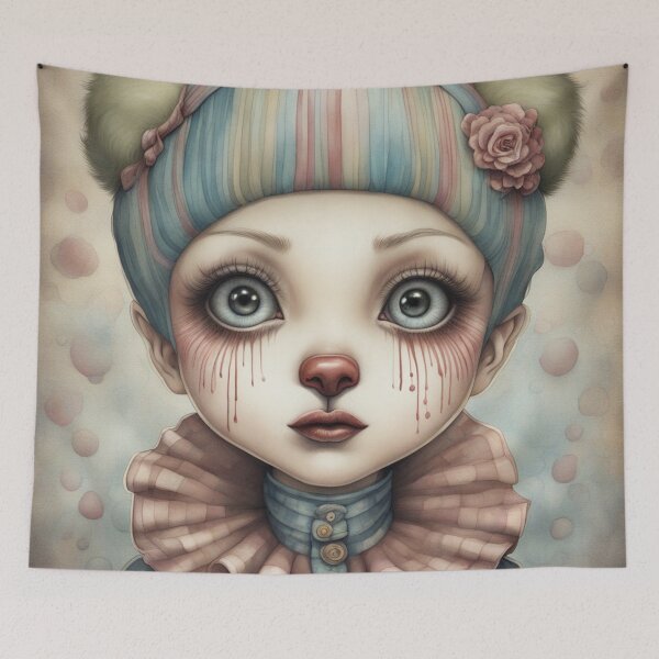 Item preview, Little Brut Art Clown 3 designed and sold by J-CCreations.