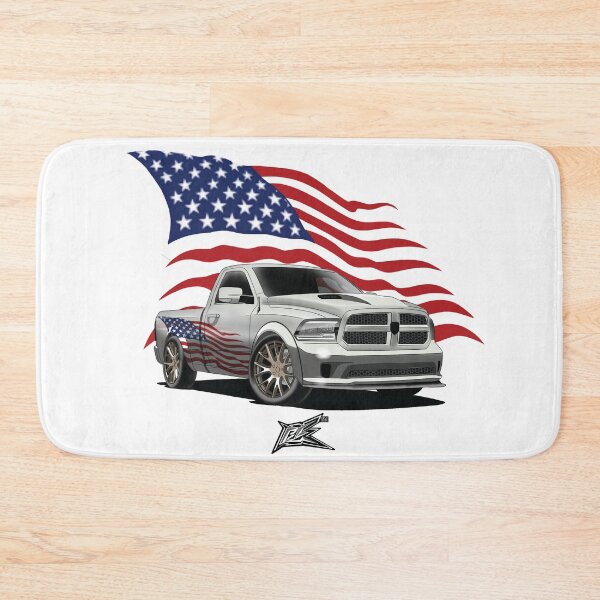 Item preview, patriotic american flag large american v10 truck lowered  designed and sold by NaquashM.