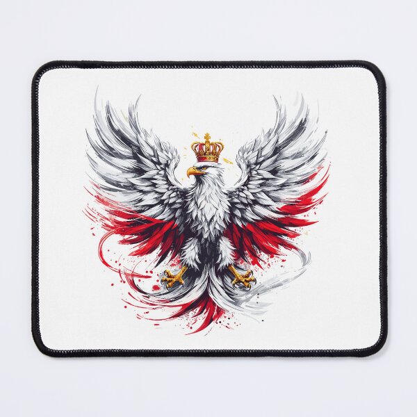 Item preview, Poland Polska Polish red white eagle crown gift designed and sold by Pineapple-Tree.