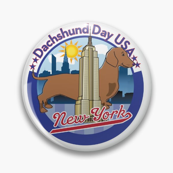 Item preview, Dachshund Day USA- New York State Tan Dachshund designed and sold by DachshundDayUSA.