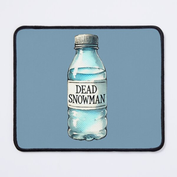 Item preview, Dead Snowman water bottle designed and sold by Meandmyshop.