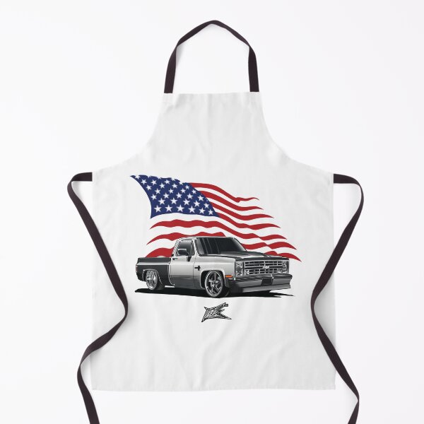 Item preview, patriotic american flag c10 pickup truck designed and sold by NaquashM.