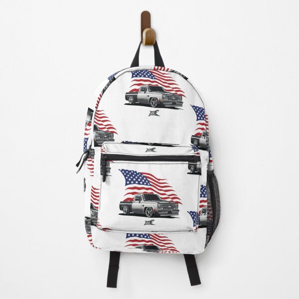Item preview, patriotic american flag c10 pickup truck designed and sold by NaquashM.