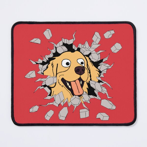 Item preview, Golden Retriever Wall Breaker designed and sold by ProfanityFarm.