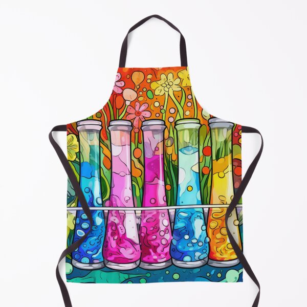 Item preview, 5 Watercolor Science-Chemistry Test Tubes Illustration designed and sold by GrinGalore.
