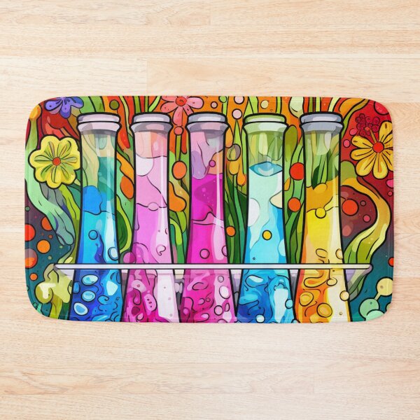 Item preview,  5 Watercolor Science-Chemistry Test Tubes Illustration designed and sold by GrinGalore.