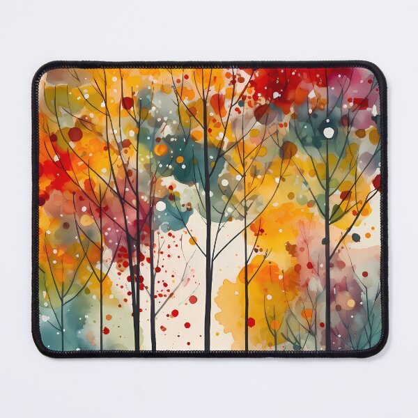 Item preview, watercolor autumn trees designed and sold by haroulita.