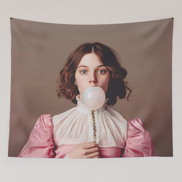 Item preview, Victorian lady with gum designed and sold by TrendyArtInk.