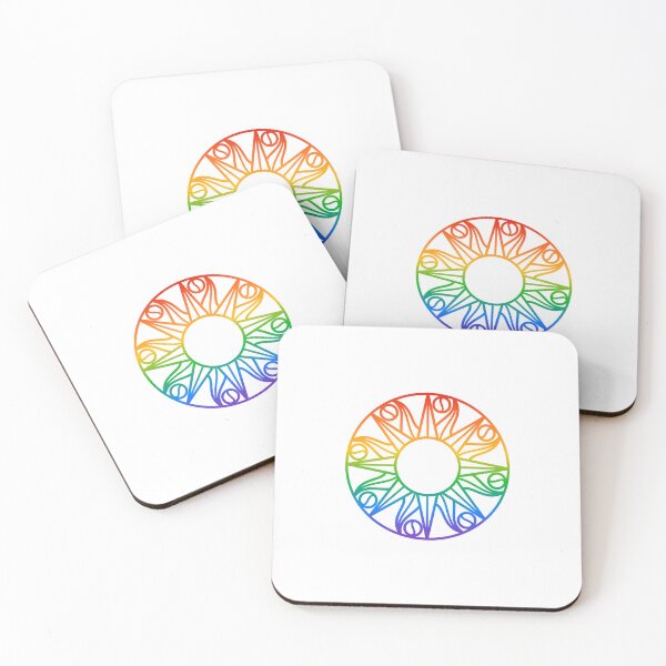 Item preview, Rainbow Mandela Flower LGBT Spiritual designed and sold by Inspirationmotivation.