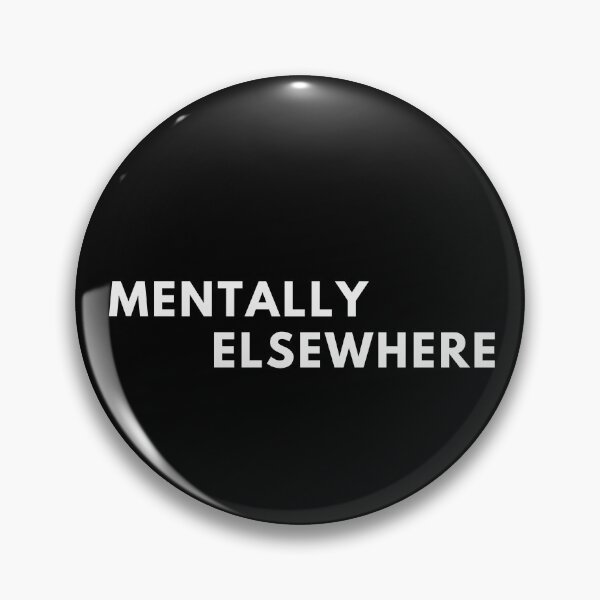 Item preview, Mentally Elsewhere White Design designed and sold by ZuzDoesDesigns.
