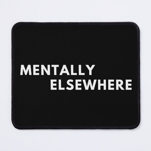 Item preview, Mentally Elsewhere White Design designed and sold by ZuzDoesDesigns.