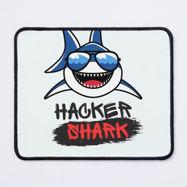 Item preview, CUTE HACKER SHARK  designed and sold by DOKOTO.