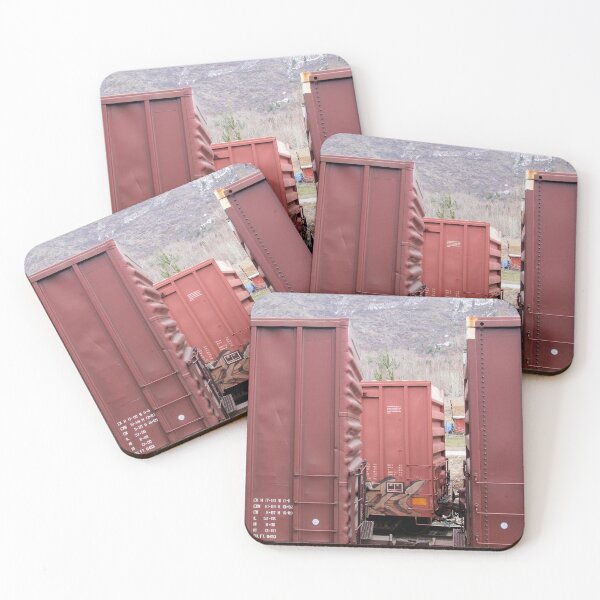 Item preview, Trains 5: overlapping boxcars. designed and sold by Dustwood-Media.