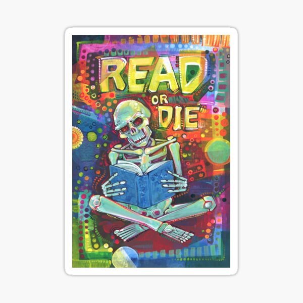 Read or Die Sticker