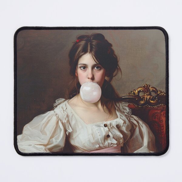 Item preview, Victorian lady with gum designed and sold by TrendyArtInk.