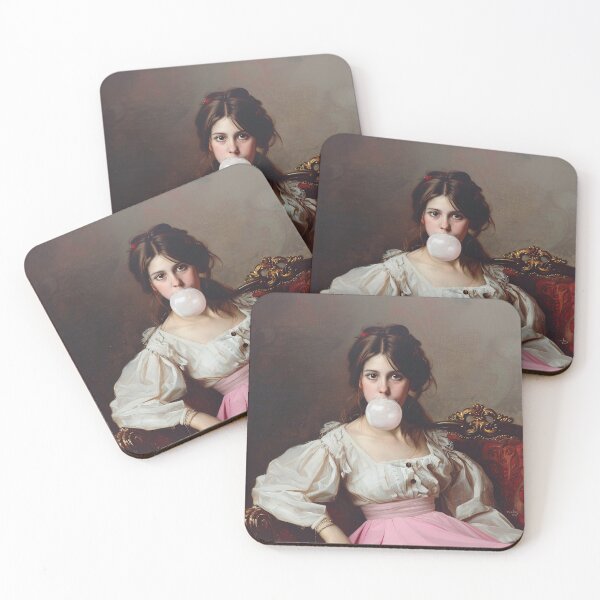 Item preview, Victorian lady with gum designed and sold by TrendyArtInk.