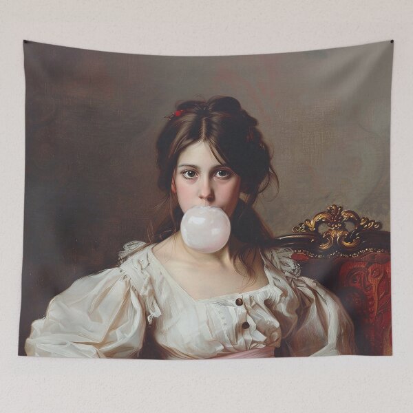 Item preview, Victorian lady with gum designed and sold by TrendyArtInk.