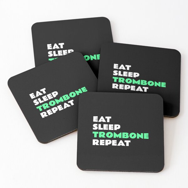 Item preview, Eat Sleep Trombone Repeat designed and sold by Inspirationmotivation.