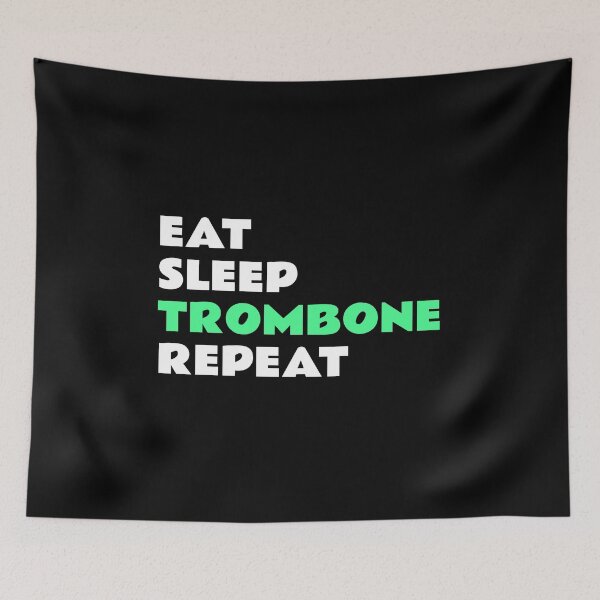 Item preview, Eat Sleep Trombone Repeat designed and sold by Inspirationmotivation.