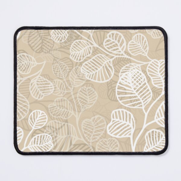 Item preview, Flourishing Leafy Silhouettes of Gentle Serenity Beige HD L 4 designed and sold by MizFlaire.
