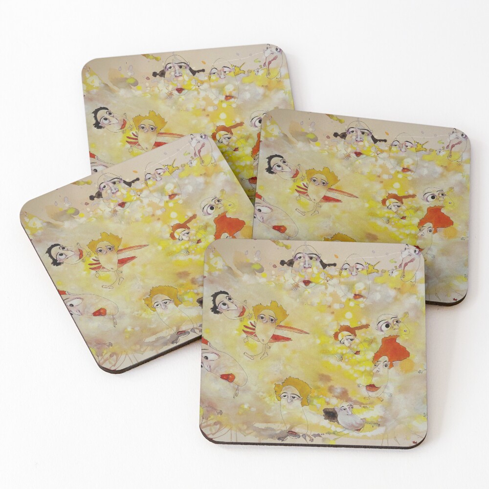 Item preview, Coasters (Set of 4) designed and sold by Rorschach68.