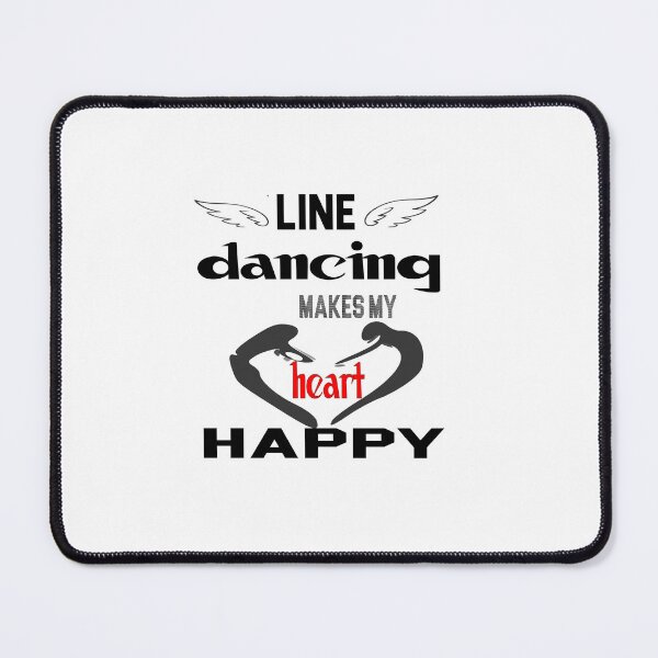 Item preview, Line Dancing Makes My Heart Happy Line Dance T-Shirt designed and sold by iLamshop.