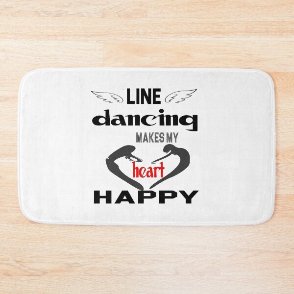 Item preview, Line Dancing Makes My Heart Happy Line Dance T-Shirt designed and sold by iLamshop.