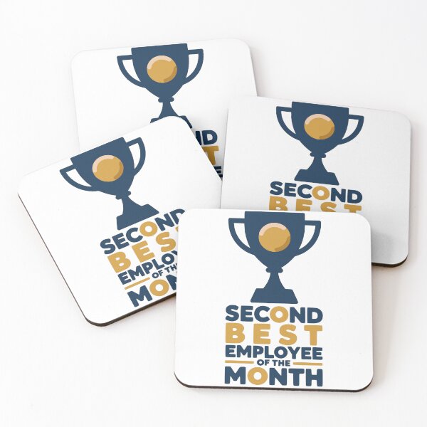 Item preview, Second Best Employee of the Month - Funny Trophy Design designed and sold by PragmaticP.