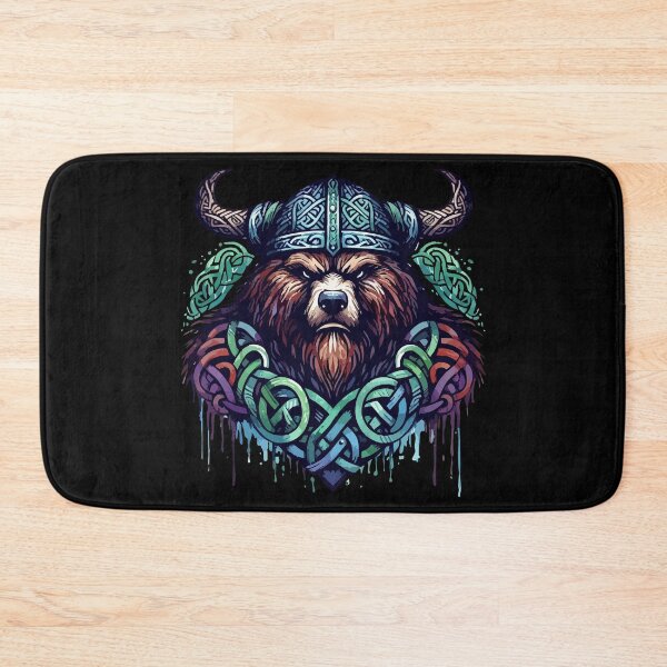 Item preview, Viking Warrior Bear Knotwork Celtic Mythology designed and sold by TomFrontierArt.