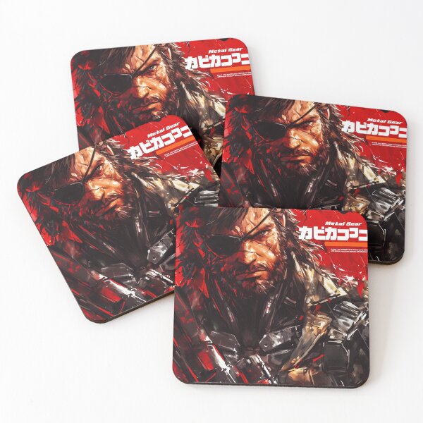 Item preview, MGS Snake Colorful Gaming Print Design designed and sold by Senpaiwaves.