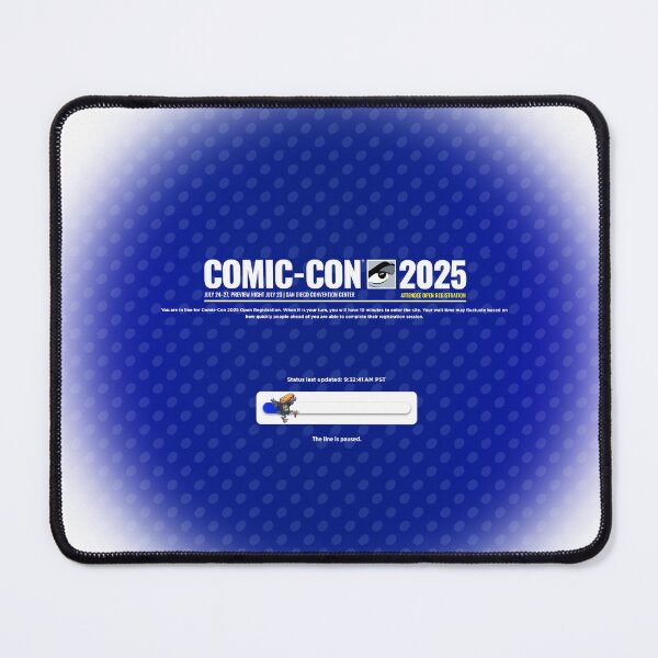 Item preview, Comic Con Line Paused designed and sold by Cameron Scott.