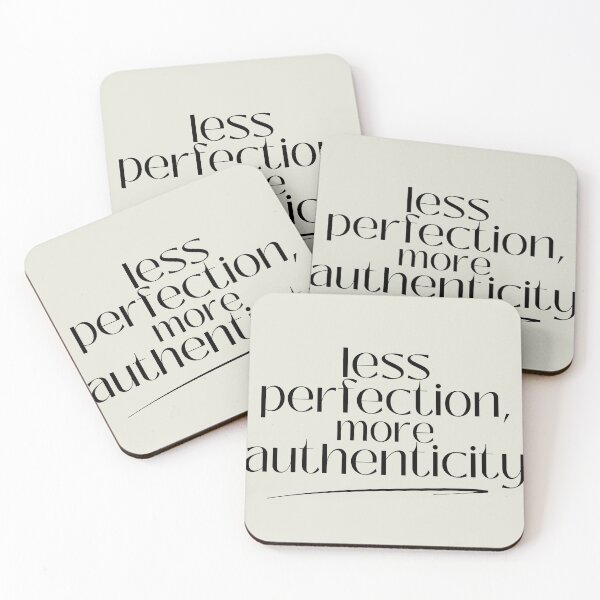 Item preview, less perfection, more authenticity designed and sold by aadamshopping.