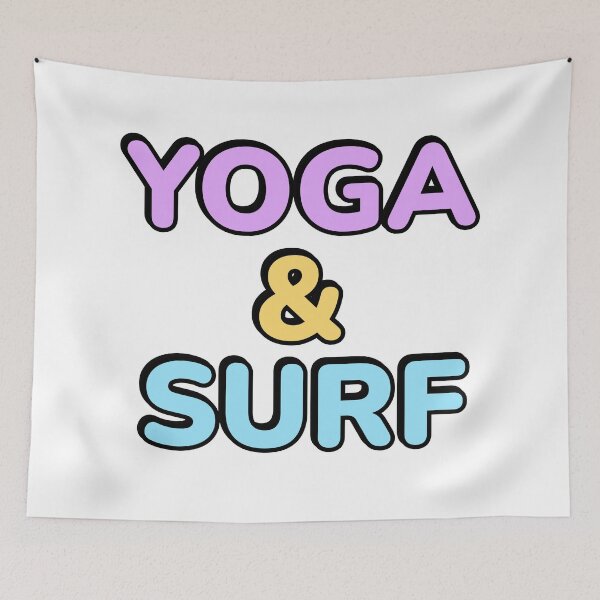 Item preview, Yoga and Surf  designed and sold by Inspirationmotivation.