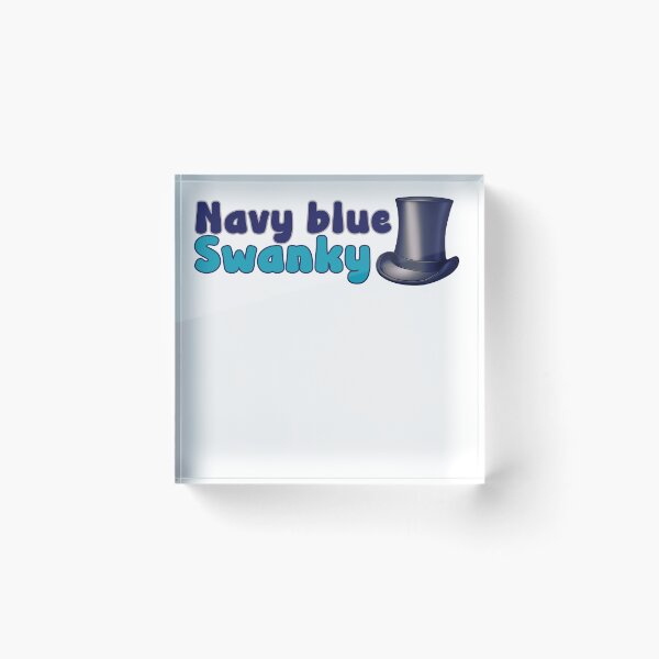 Item preview, Navy Blue Swanky. designed and sold by KrisDry.