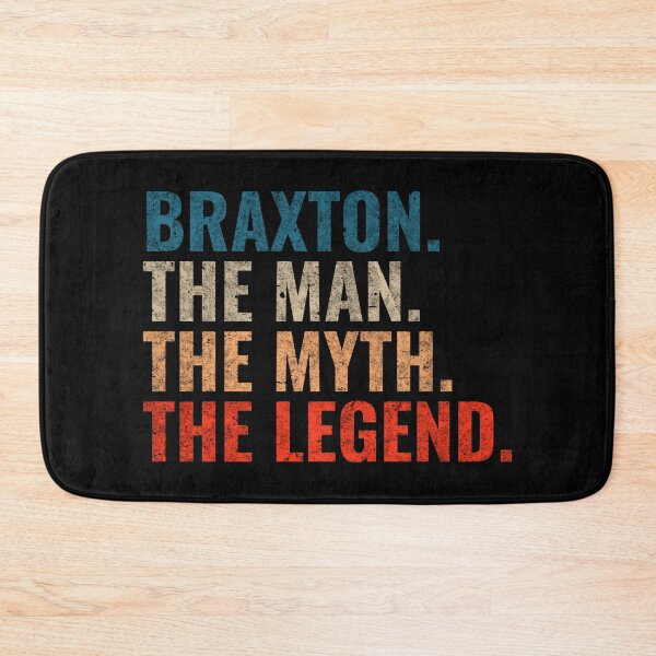 Item preview, Braxton The Man The Myth The Legend Braxton Name Retro 70s distress designed and sold by Teelogic.