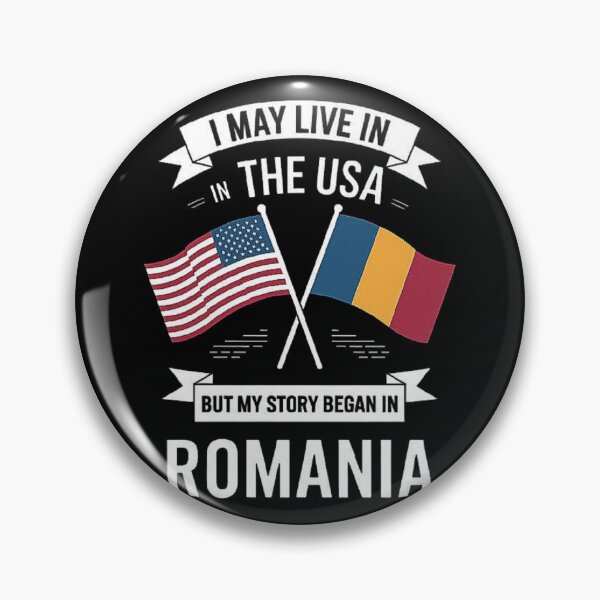 Item preview, Proudly Living in the USA with Roots in Romania - Celebrating Heritage designed and sold by love3617.
