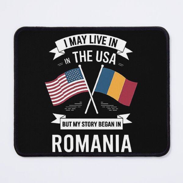 Item preview, Proudly Living in the USA with Roots in Romania - Celebrating Heritage designed and sold by love3617.