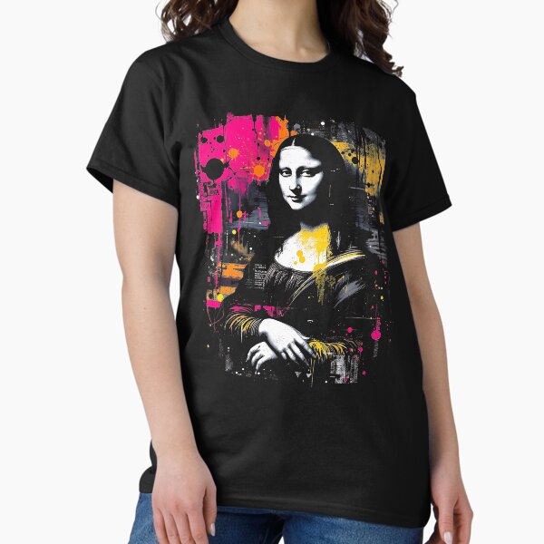 Artikel-Vorschau von Abstrakte Graffiti-Kunst Leonardo Da Vinci Mona Lisa, designt und verkauft von Topmaxdesign.