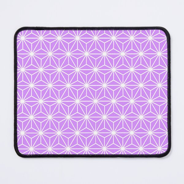 Item preview, Asanoha Star Or Hexagon Motif White On Mauve designed and sold by taiche.