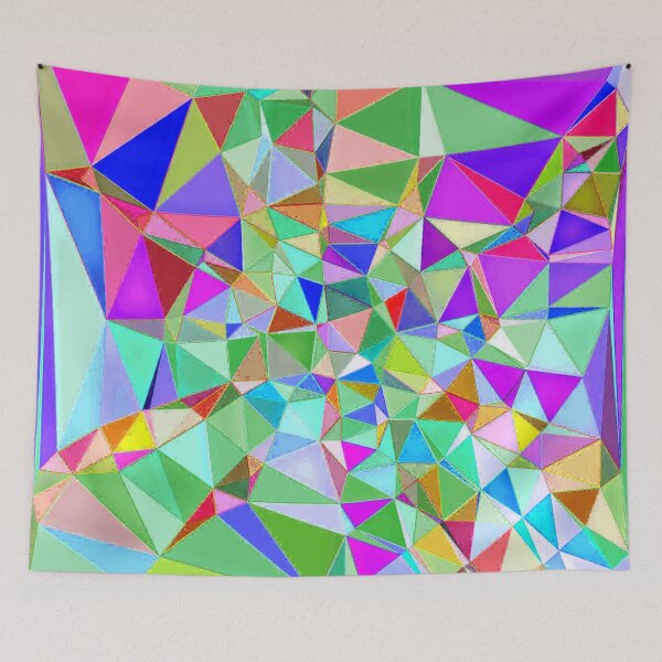 Item preview, Abstract Multicolored Scattered Fractal Pop 7 designed and sold by SXW Designs.